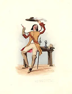 Effigies: Royalist or cavalier from the time of the Commonwealth