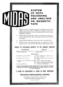 Midas: Royston Instruments MIDAS Data Recorders