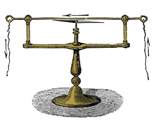 Figuier: ?rsted Magnetic Needle, Electromagnetism, 1820