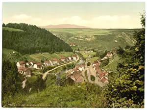 Hartz: Rubeland with the Brockekn, Hartz, Germany