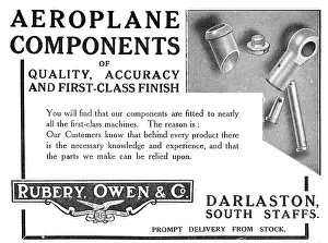 Fastener: Rubery Owen First Class Aeroplane Components