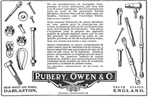 Fastener: Rubery Owen - Manufacturers Of Aeroplane Components