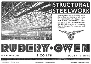 Steelwork: Rubery Owen Structural Steelwork For Aircraft Hangars