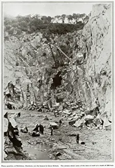 Quarries: Rubislaw Quarry in Aberdeen 1909