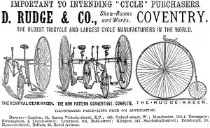 Tricycles: Rudge's cycles