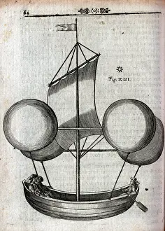 Microscopy: Rudimentary balloon with a boat slung underneath