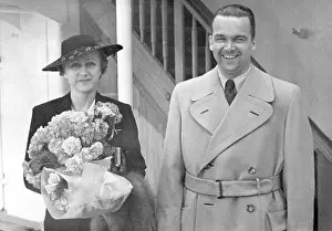 Ehefrau: Rudolf Caracciola, mit Ehefrau, 1937