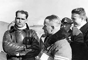 Oberwiesenfeld: Rudolf Hess after the flight to the Zugspitze, 1935