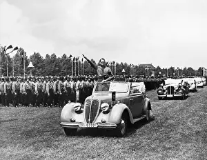 Szczecin: Rudolf Hess at a rally of the NSDAP on the Quistorp-Aue, 193