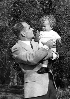 Ruediger: Rudolf Hess with Wolf-Ruediger 1938