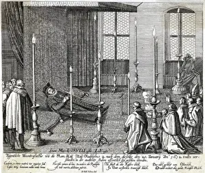 Candelabra: RUDOLF II IN STATE/1612
