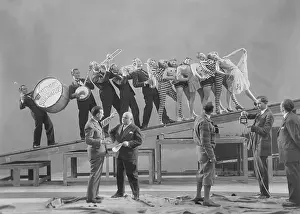 Conradi: Rudolf Nelson during the shooting for And Nelson plays, 19