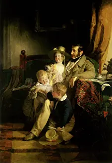 Mutter: Rudolf von Arthaber with His Children
