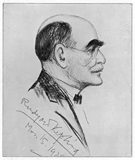 Sketched: RUDYARD KIPLING