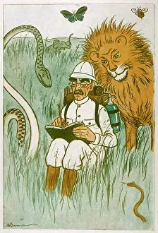 Rudyard: Rudyard Kipling - Cartoon