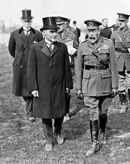 Rudyard: Rudyard Kipling and Georg V on a visit to war graves in Belg