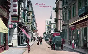 Pharcide: Rue de la Poste in Alexandria, Egypt