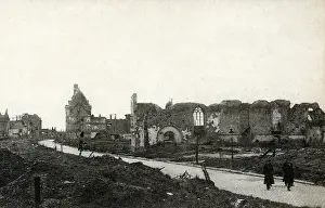 Photomechanical: Rue de Lille. World War I- Postcard shows ?