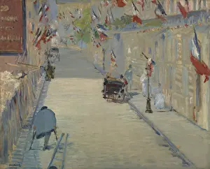 Hors: The Rue Mosnier with Flag