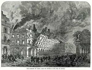 Collapsing: RUE DE RIVOLI DAMAGE 1871