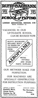 Ruffy: Ruffy-Baumann Biplanes 1916
