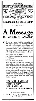 Ruffy: Ruffy-Baumann School Of Flying Hendon