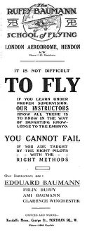 Baumann: Ruffy-Baumann School Of Flying Hendon