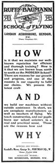 Baumann: Ruffy-Baumann School Of Flying Hendon