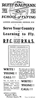 Baumann: Ruffy-Baumann School Of Flying Hendon