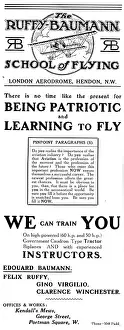 Baumann: The Ruffy-Baumann School Of Flying Hendon