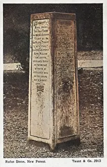 Tyrrell: Rufus Stone, New Forest, Hampshire