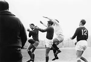 Rugger: Rugby match at the Old Deer Park, Richmond