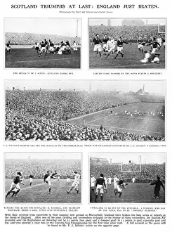 Murrayfield: Rugby at Murrayfield stadium, Scotland
