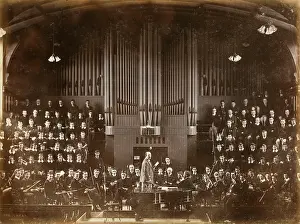 Aug16: Rugby School orchestra and choir, c.1907