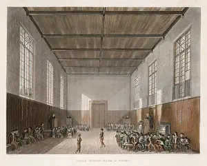 Schoolroom: RUGBY SCHOOLROOM 1816