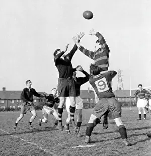 Anthony Christie Collection: RUGBY AT STAINES