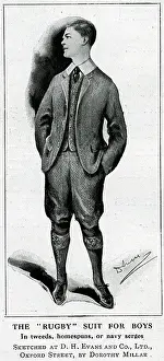 Homespun: Rugby suit for boys 1914