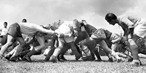 Neustrelitz: Rugby-Training, 1935