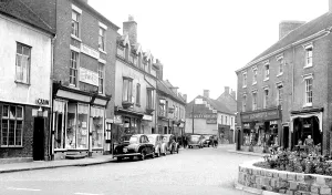 Rugeley: Rugeley, Bow Street c1955