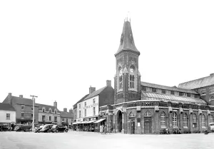 Rugeley: Rugeley, Market Square c1955
