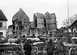 Szczytno: Ruin in Ortelsburg, 1914