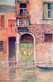 Menpes: A ruinded Palazzo - Venice, Italy