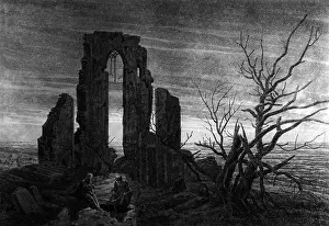 Caspar: Ruined building by Caspar David Friedrich