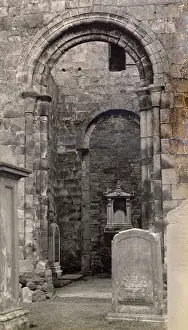 Regulus: Ruined Chapel of St Regulus (St Rule), St Andrews, Fife, Sco
