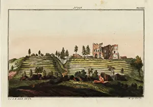 Collignon: Ruins of an ancient knight's castle