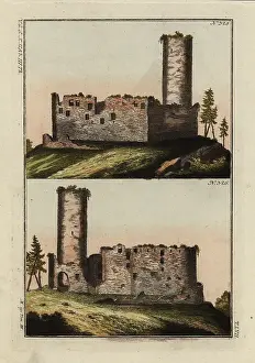 Collignon: Ruins of an ancient knight's castle