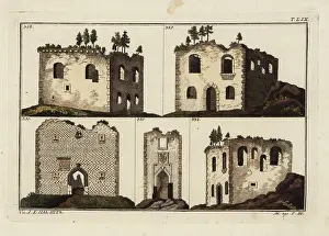 Collignon: Ruins of ancient knight's castles