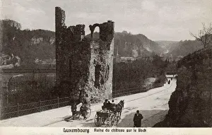 Promontory: Ruins of the Bock Caste - Luxembourg
