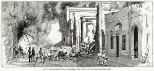 Wreck: Ruins of British consulate - Alexandria, Egypt