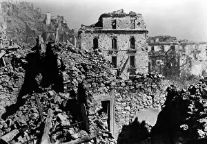 Cassino: Ruins of the city of Cassino, 1944